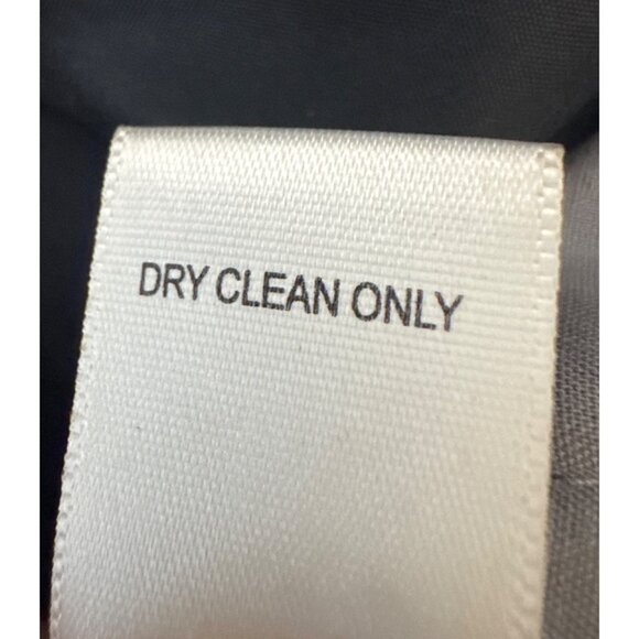 Banana Republic Size 12 Jackson Fit Stretch Black Trousers Wool Blend - Picture 12 of 13